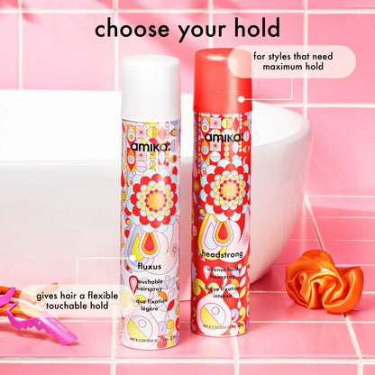 fluxus touchable, flexible hold hairspray - 8.2 oz / 270 ml