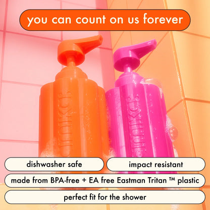 forever friend refillable shampoo bottle