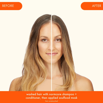 super-sized signature set normcore shampoo and conditioner + soulfood mask